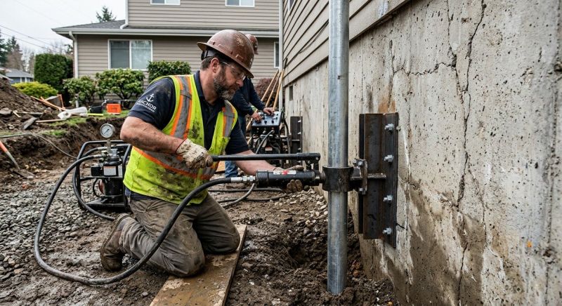 Concrete Foundation Leveling in Hunterdon County, NJ