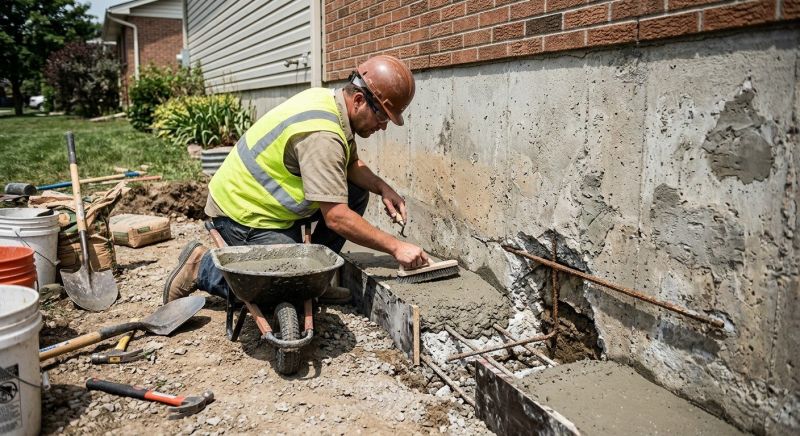 Concrete Foundation Repair in Pittstown, NJ