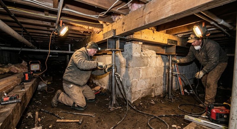 Concrete Foundation Repair in Stockton, NJ