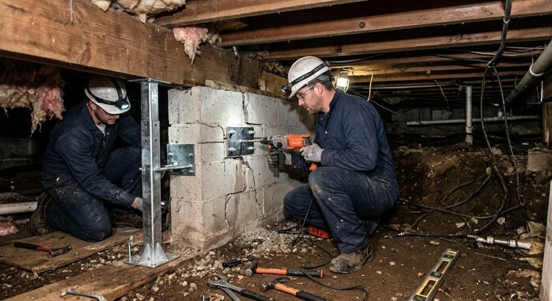 Crawlspace Foundation Repair in Mercer County, NJ