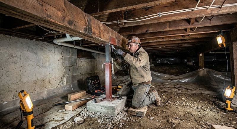 Crawlspace Foundation Repair in New Brunswick, NJ