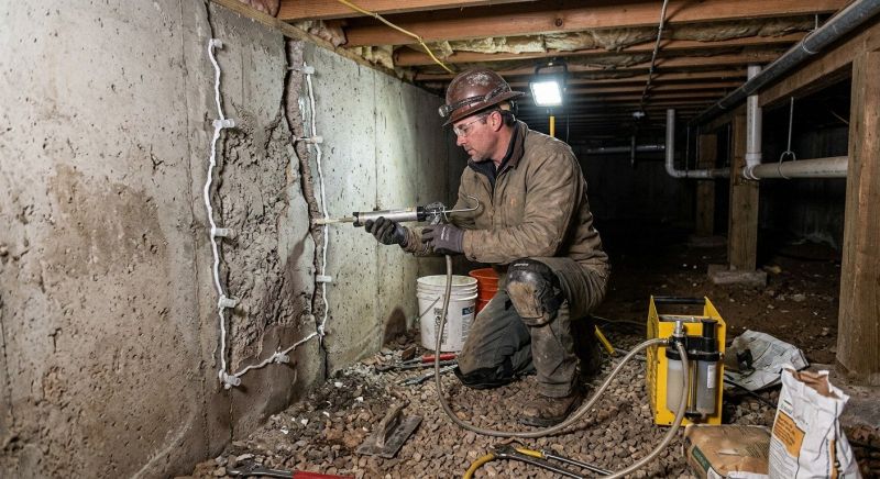 Crawlspace Foundation Repair in Richboro, PA