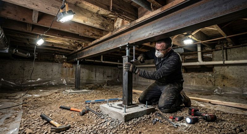 Crawlspace Structural Repair in Princeton, NJ