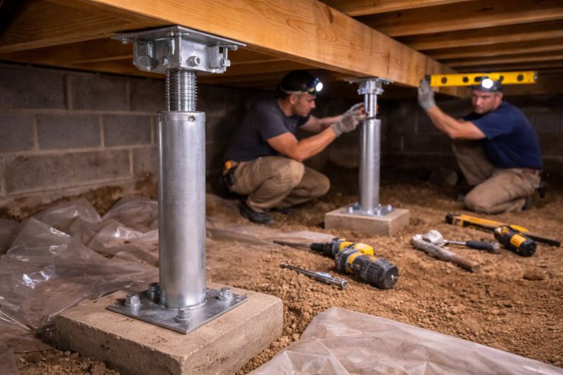 Crawlspace Structural Repair in Princeton, NJ
