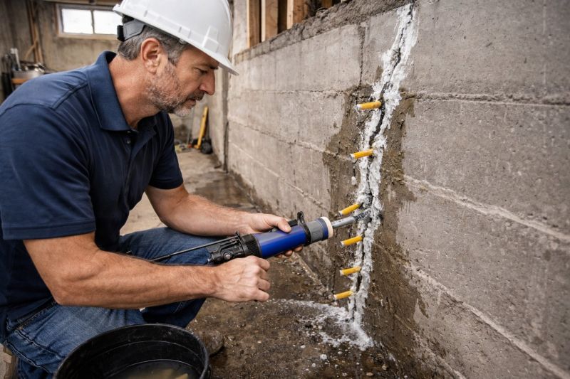 Foundation Crack Sealing in Princeton, NJ