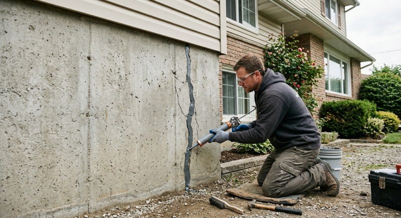 Foundation Crack Sealing in Princeton, NJ