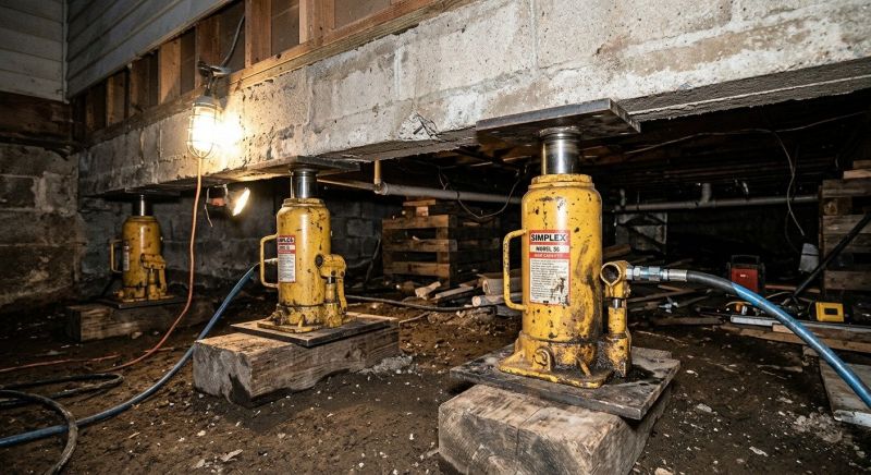 Foundation Jacking in Bordentown, NJ