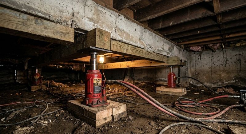 Foundation Jacking in Millstone Township, NJ