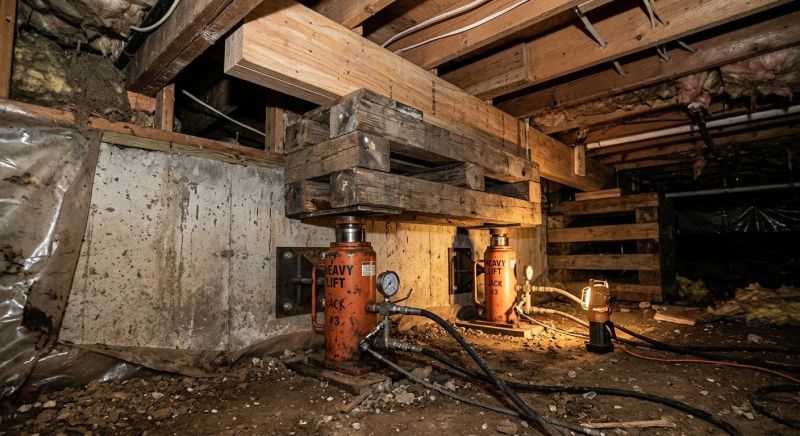Foundation Jacking in Monroe Township, NJ