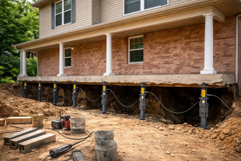 Foundation Jacking in New Hope, PA