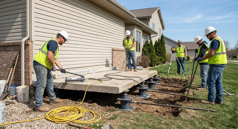 Foundation Lifting in Levittown, PA