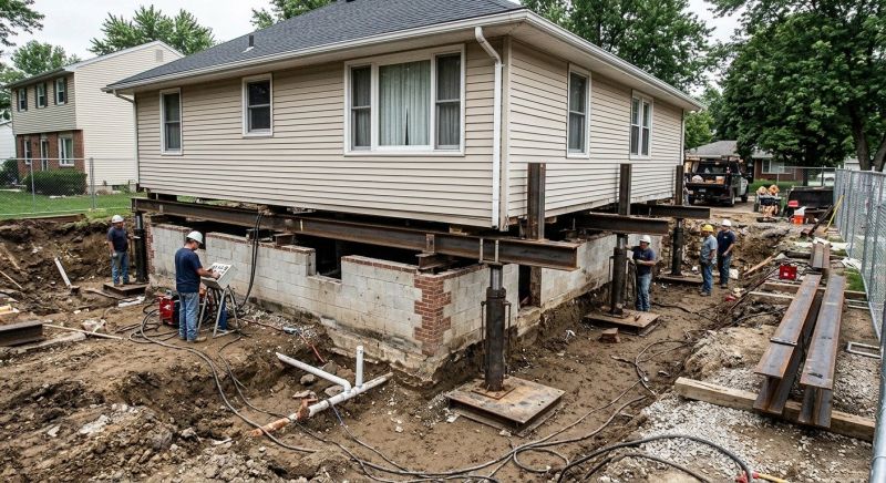 Foundation Lifting in Piscataway, NJ