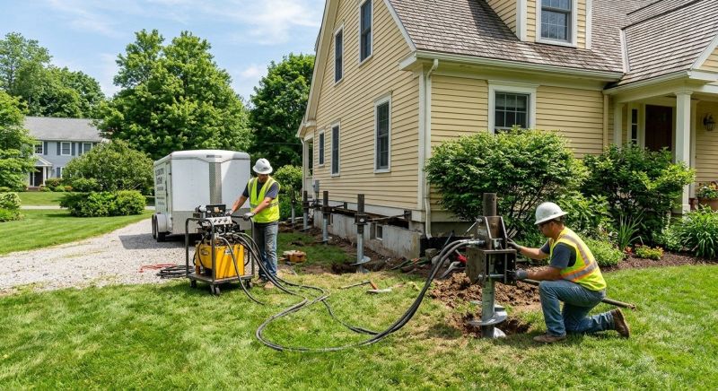 Foundation Lifting in Scotch Plains, NJ
