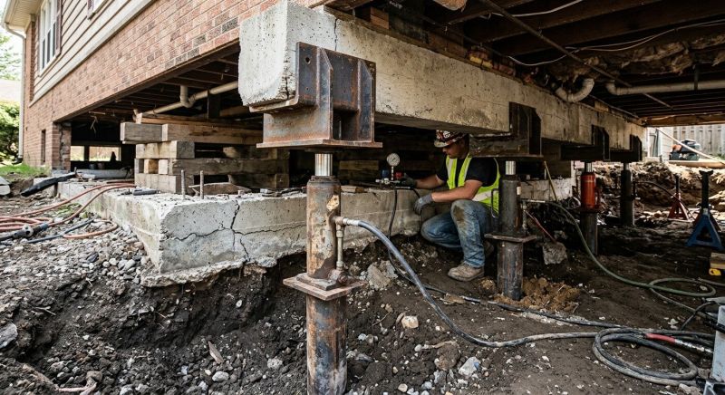 Foundation Lifting in South Amboy, NJ