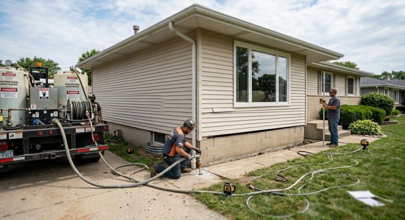 Foundation Lifting in South Amboy, NJ
