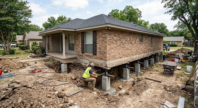 Foundation Pier Leveling in Princeton, NJ