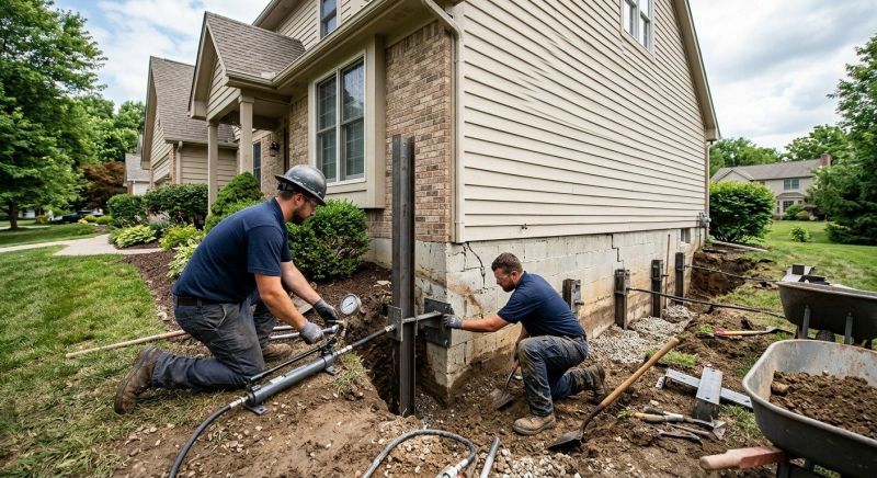 Foundation Pier Repair in Princeton, NJ