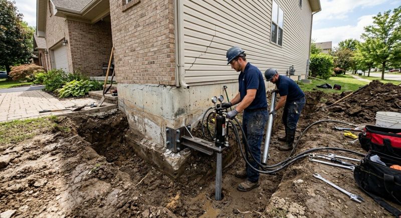 Foundation Settlement Repair in Princeton, NJ