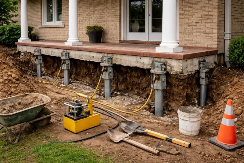 Foundation Stabilizing in Bensalem, PA