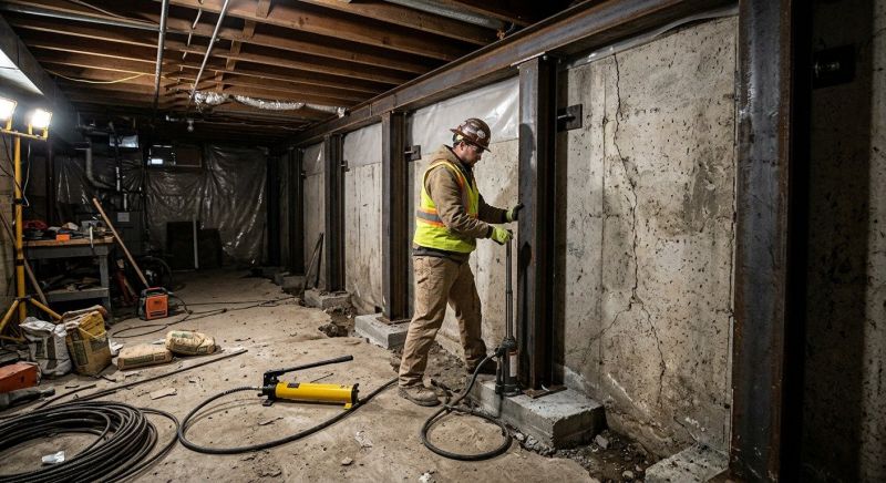 Foundation Stabilizing in Hightstown, NJ