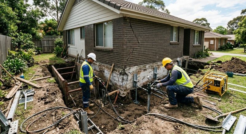 Foundation Stabilizing in Lawrence Township, NJ