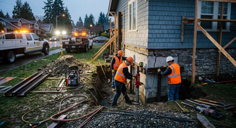 Foundation Stabilizing in New Egypt, NJ