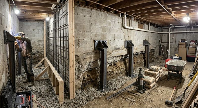 Foundation Stabilizing in Southampton, PA