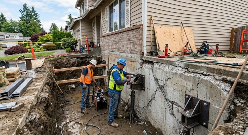 Foundation Structural Repair in Levittown, PA