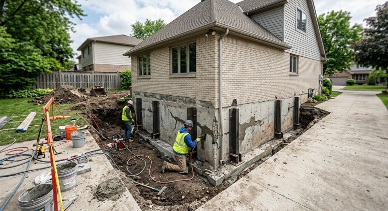 Foundation Structural Repair in Newtown, PA
