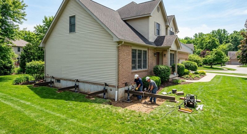 Home Foundation Leveling in Warminster, PA