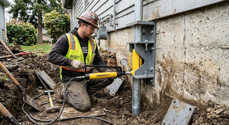 Home Foundation Leveling in Warminster, PA