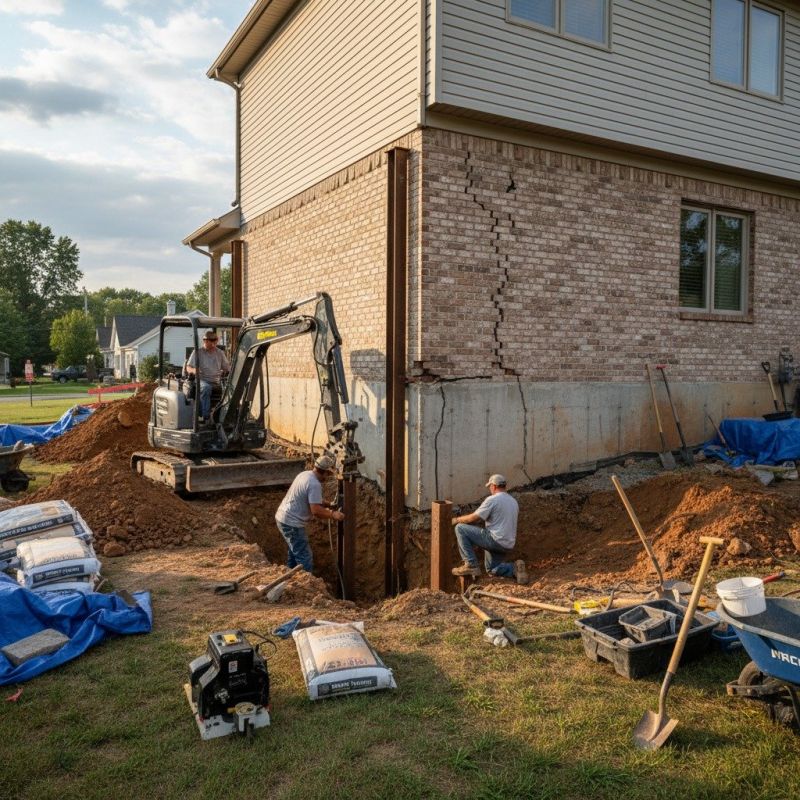 Home Foundation Repair in Doylestown, PA