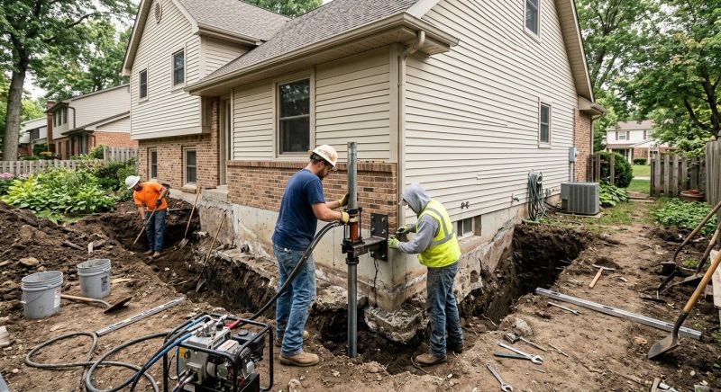 House Foundation Repair in Flemington, NJ