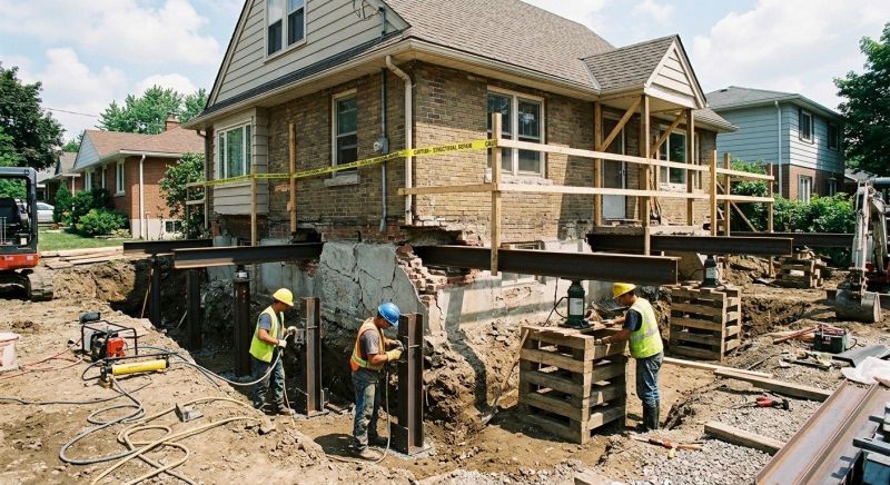 House Foundation Repair in Monroe Township, NJ