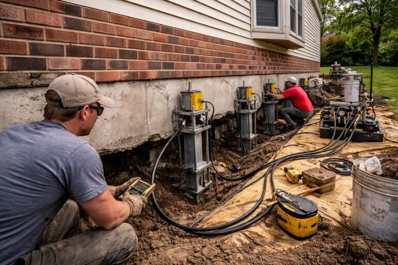 Settling Foundation Service in Southampton, PA