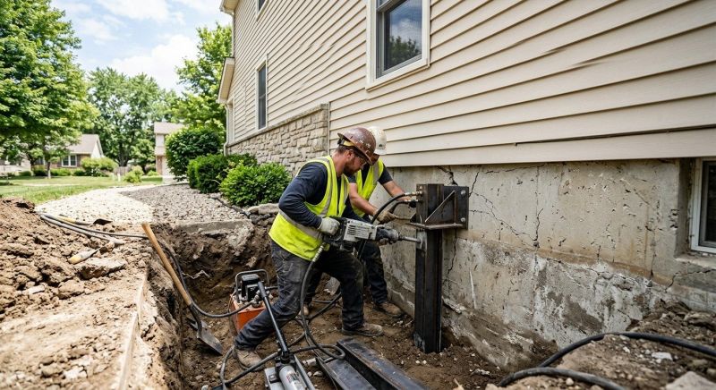 Structural Foundation Repair in Bensalem, PA