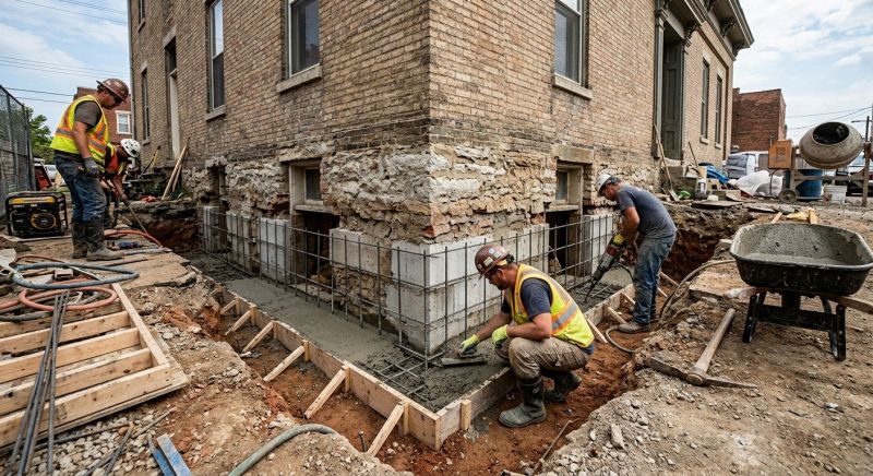 Structural Underpinning in Princeton, NJ